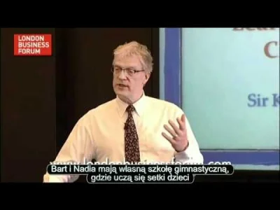 p.....p - Sir Ken Robinson - Indywidualna Kreatywność (5 min) #robinson #edukacja #kr...