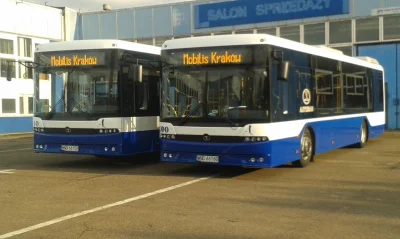 Fajnisek4522 - Mobilis zakupił dwa Autosany Sancity 12LF, które do niedawna jeździły ...