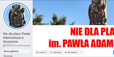 c.....u - Szczecin: Nie dla placu Pawła Adamowicza
Znalezisko: https://www.wykop.pl/...