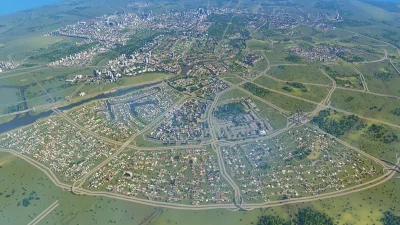 Megasuper - Moje miasto 600k #citiesskylines #cityporn #urbanistyka robię go od roku....