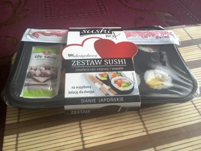 kyudo - Kupiłem sobie zestaw mały sushi, jak się okazało jest to zestaw walentynkowy,...