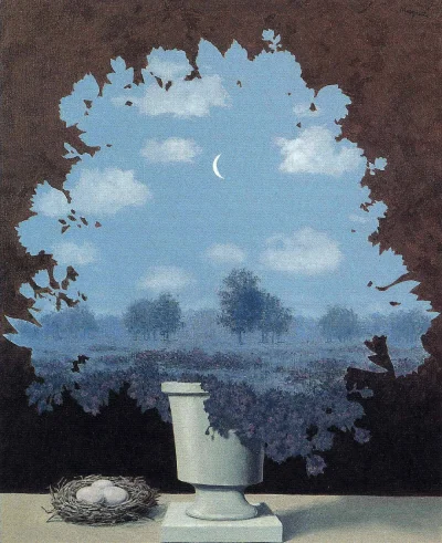 Ponczka - René Magritte aka René François Ghislain Magritte - Ziemia cudów
#sztuka #...