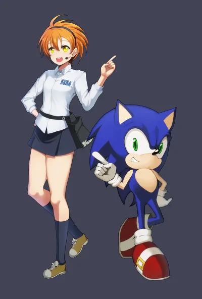 kedzior1916 - #randomanimeshit #lovelive #sega #rinhoshizora #sonic #crossover @Sento...