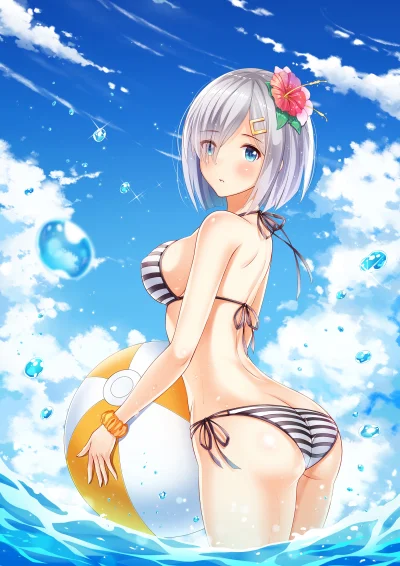 kedzior1916 - #randomanimeshit #kantaicollection #hamakaze #swimsuit