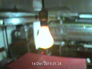 Stivo75 - Obraz z kamery świecącej żarówki w mieście Livermore która została wyproduk...