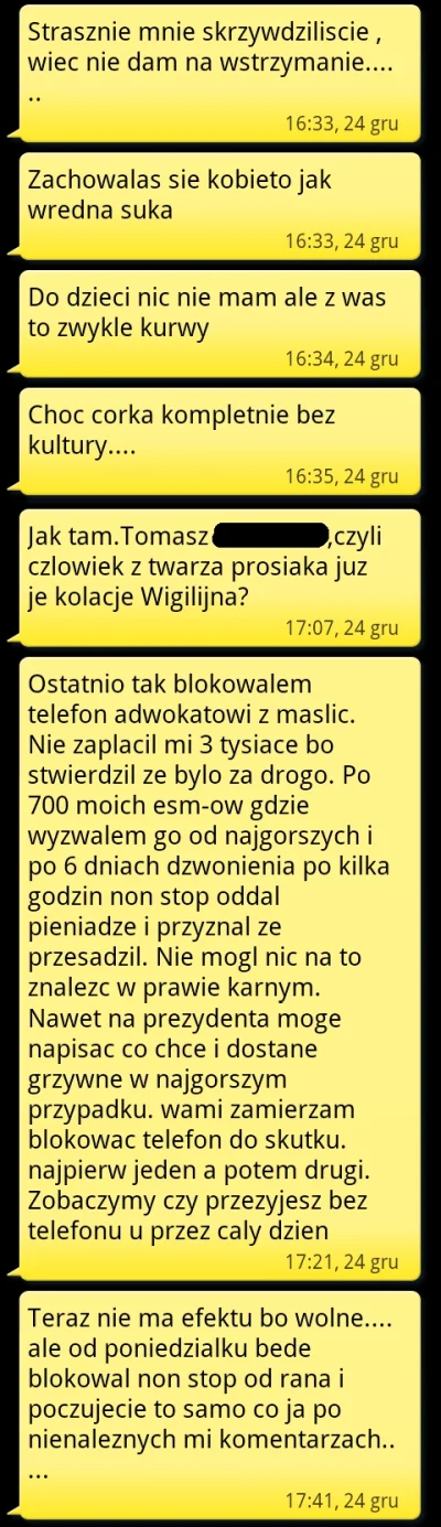 happycustomer - Mój stalker nadal tworzy. Podzielę się więc...

Odnośnie podania na...