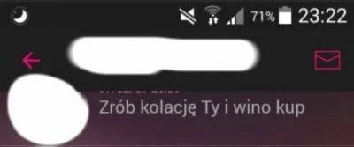 Instynkt - @hyoideum: te przyciemnione wiadomości to OP, on chciał żeby ona kupiła wi...