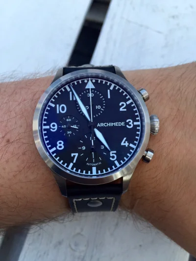 rzep - W końcu pilot do kolekcji - Archimede Pilot Chronograph.

Świetna jakość wyk...