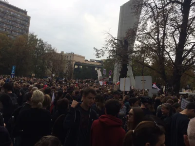 szyy - Byłem dzisiaj na #czarnyprotest #zartysieskonczyly 
Jakaż różnica w stosunku ...