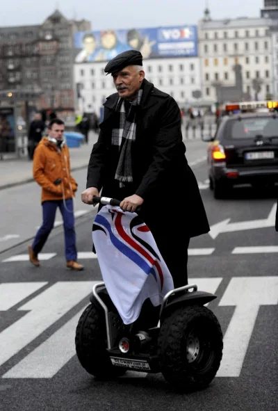 d.....r - Przychodzi Korwin do wypożyczalni Segway'ów.

- Dzień dobry chciałbym wypoż...