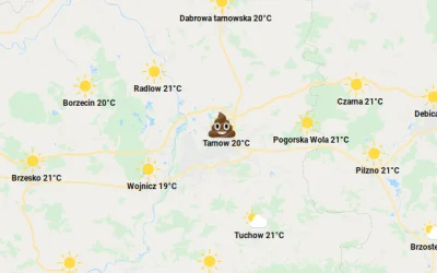 typowywykopek - Prognoza pogody na dziś
SPOILER
#tarnow