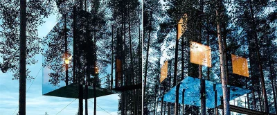 jasieq91 - The Mirrorcube Tree House Hotel, Szwecja - lustrzany hotel na drzewie
bey...