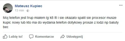 RzecznikWykopu - Menelowi spalił się procesor w telefonie XDDDDDDDDDDDDD

Dejcie no...