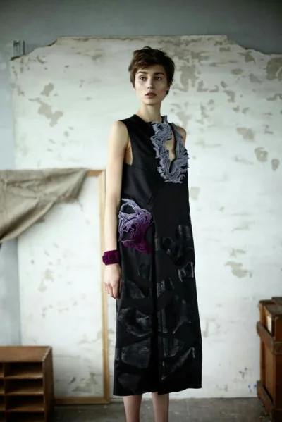 Kemadas - zdjęcie z sesji kolekcji sukienek zaprojektowanych przez znajomą z drukowan...