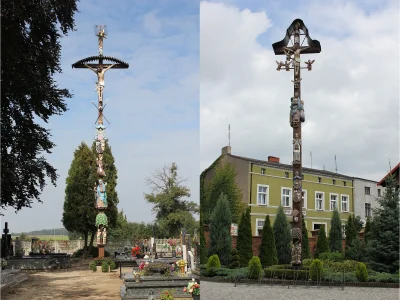 breidavik - Najwyższe z zachowanych krzyży wielofigurowych dłuta Pawła Brylińskiego w...