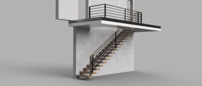 ebro - Takie schody zaprojektowałem, teraz tylko znaleźć czas na wykonanie. #diy #bud...