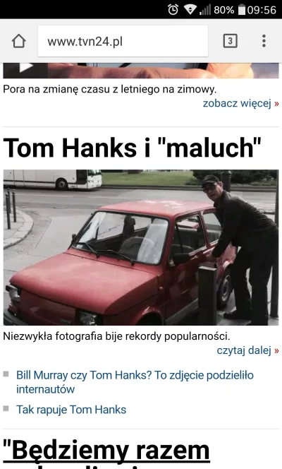 Szczebaks - Kolejne gównoportale podłapały I robią sensację 
#tomhanks #126p