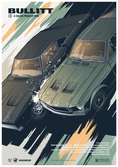 aleosohozi - Bullitt
#plakatyfilmowe #bullitt