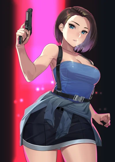 bakayarou - #randomanimeshit #residentevil #jillvalentine #animeart #pixiv #anime #