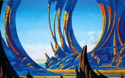 myrmekochoria - Roger Dean (1944), Kilka kosmicznych pejzaży.

Galeria

#starszez...