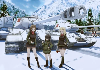 l.....f - ! 5059x3564
#randomanimeshit #girlsundpanzer #clara #erikaitsumi #katyusha...