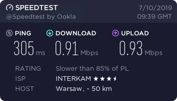 Grzesiek1010 - Czy to możliwe żeby internet który gwarantuje operator 32mpbs nagle sp...