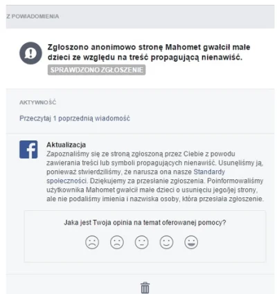 mlynovy - Wczoraj po przeczytaniu tego wykopu, który informował, że Facebook nie usuw...