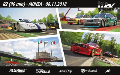 ACLeague - Retro WEK by Motorsport Capsule

Monza - drugi wyścig sezonu 12 ACLeague...