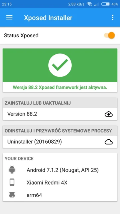 bslawek - Jak by ktoś szukał działającego #xposed na #xiaomi #miui9 7.10.21 eu. To dz...