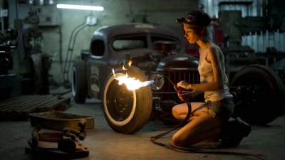 j.....n - #motoryzacja #carboners #ladnapani #industrialboners

Rat Rod zbudowany na ...