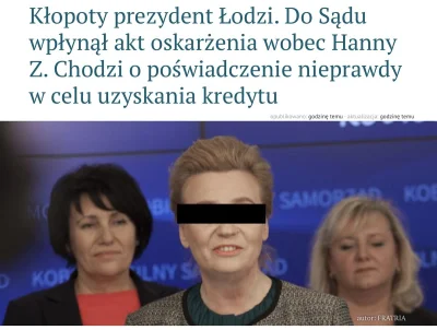 polwes - Prezydent Łodzi z czarnym paskiem na twarzy...
 A co tam u Was, Warszawiacy...