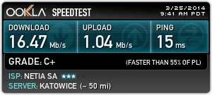 zgoda_rujnuje - Internet z Netii do 20Mbit/s. Mała miejscowość 40km od Krakowa. Ogóln...