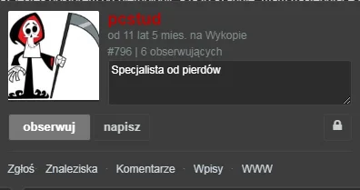 Drogomir - >nie chce na Wykopie uchodzić za specjalistę od pierdów
¯\\(ツ)\/¯