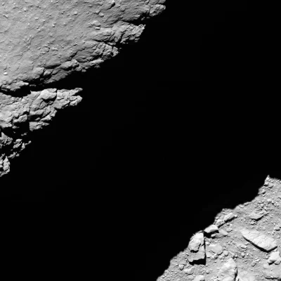 Reepo - Zdjęcie wykonane z sondy Rosetta z odległości 1.2 km od powierzchni komety 67...