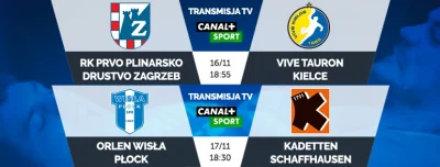 PGNiG_Superliga - Kolejna kolejka VELUX EHF Ligi Mistrzów:

RK Prvo plinarsko drust...