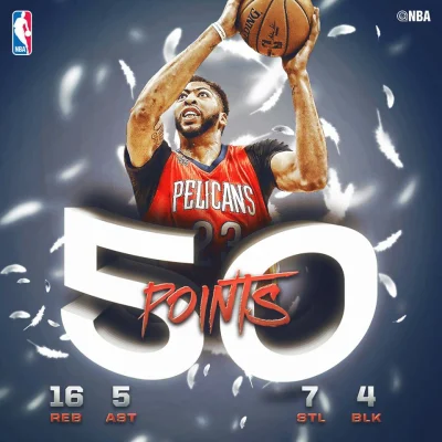 EloBaza - Ożesz #!$%@?!
 Historic numbers from Anthony Davis to open the season!
 50 ...