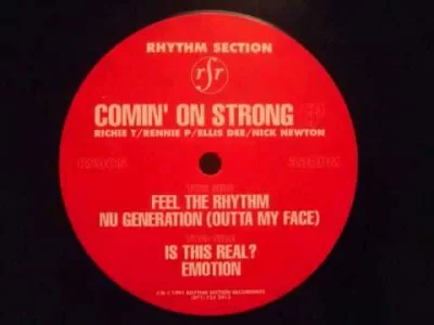 ciezka_rozkmina - Rhythm Section - Comin On Strong
#rave #oldschool #muzykaelektronic...