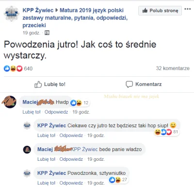 sevor6 - ( ͡° ͜ʖ ͡°)

#matura #heheszki #polski #niebieskiepaski #policja