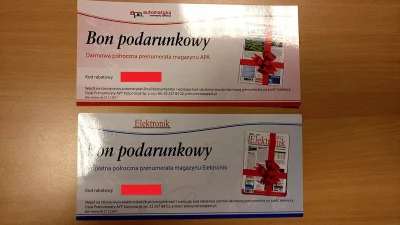 elektrykniskichnapiec - Dwa kupny na półroczną prenumeratę gazety Elektronik oraz Aut...