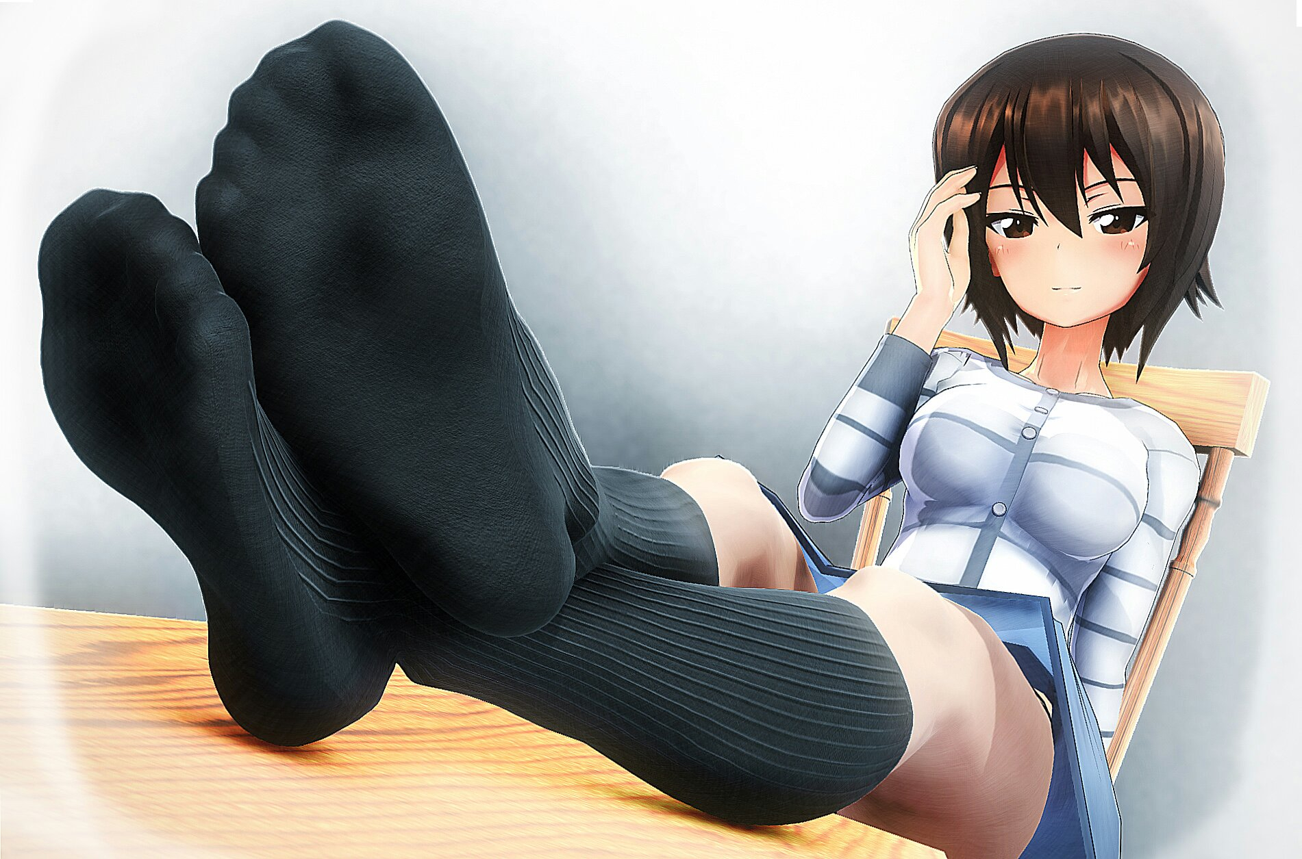 Anime sock fetish