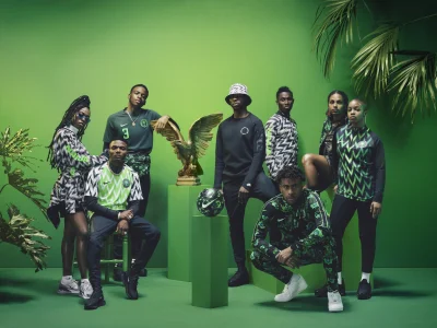 szymeg7 - Sztosiwo ta kolekcja Nigerii na mundial. Ciekawe ile posmarowali Nike'owi s...