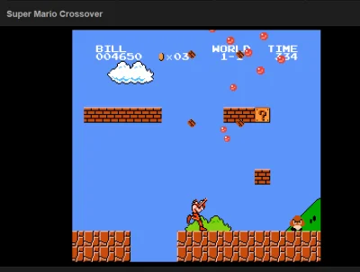 99942Apophis - Ha, przypomniałem sobie o tej śmiesznej grze :D
Super Mario Crossover...
