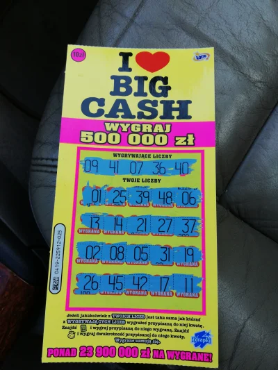 goldi15 - @Nutaharion: I ♥ Big Cash [419] o ten chodzi? Bo mam luźne 130 PLN i nie wi...