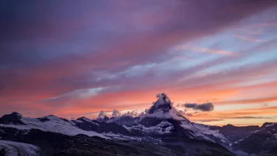 a.....1 - Matterhorn o zachodzie słońca. 

#fotografia #earthporn #azylboners #pryw...