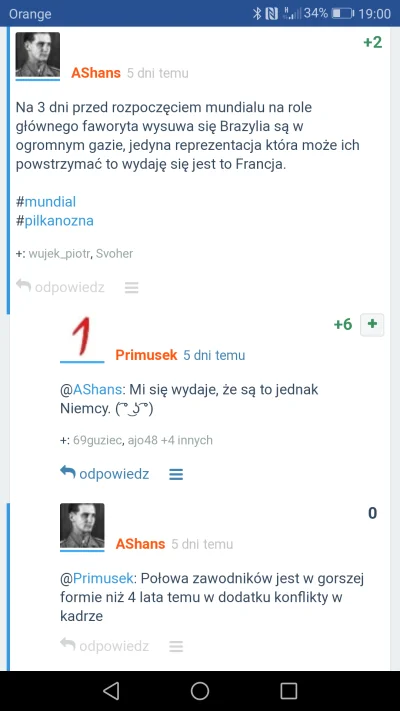 AShans - @Primusek Dalej myślisz że Niemcy są w świetnej formie bo mają szeroką kadrę...