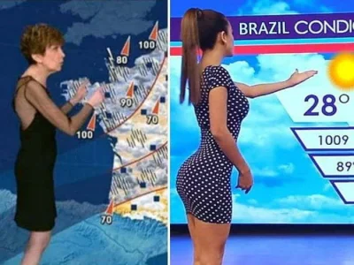 spion999 - Francuska (z lewej) i Brazylijska (z prawej) prognoza pogody ( ͡º ͜ʖ͡º)

...
