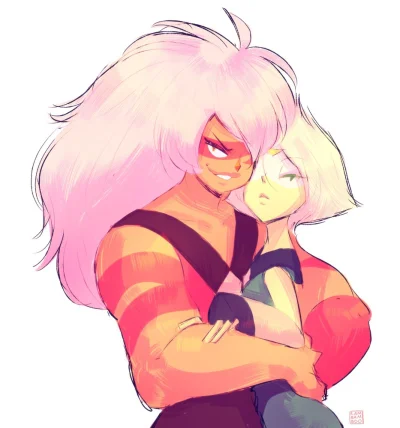 FlaszGordon - #randomcartoonshit #animeart [ #stevenuniverse #peridot #jasper ] #yuri...