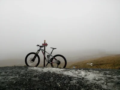 manedhel - No i obowiązkowy rower na przełęczy na 2350m