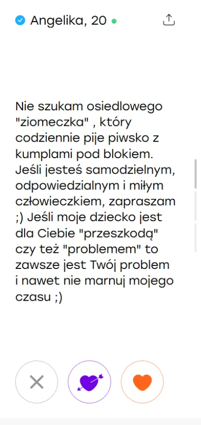 h0man - Muszę po prostu. Tutaj opis pani, która już wyrosła z szaleństw i szuka miłeg...