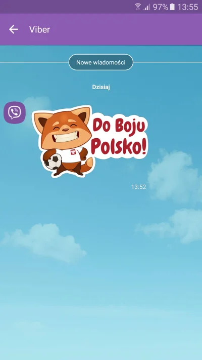 mlody025 - #viber #euro2016 A dziś taki oto miły gest ze strony Vibera ( ͡º ͜ʖ͡º)